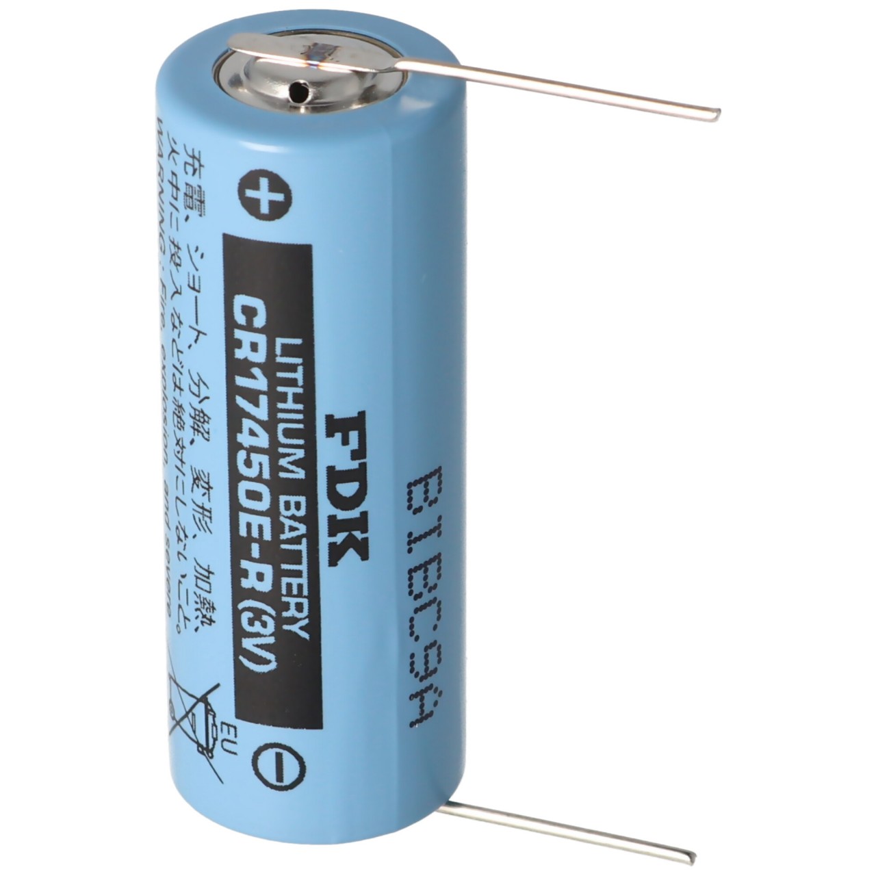 Sanyo Lithium Batterie CR17450E-R Size A, Lötdraht (Lötpaddel) von FDK