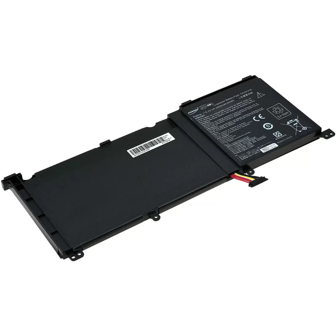 Akku für Laptop Asus G501 / N501JW-1B / Typ C41N1416 - 15,2V - 3700 mAh