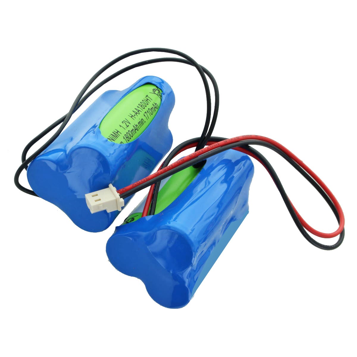Notleuchtenakku NiMH 7,2V 1800mAh D1x3x2 Mignon AA mit Kabel und Stecker ersetzt Beghelli 415393001 Akku