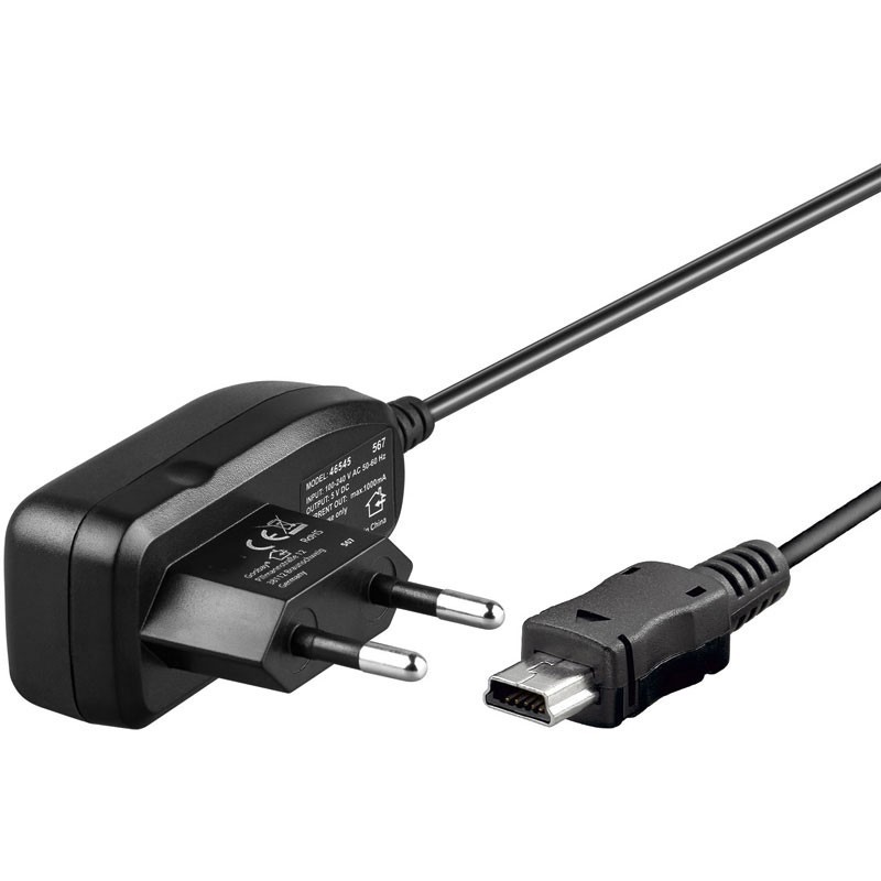 Ladegerät kompatibel zu mini USB Geräten mit mini-usb Anschluss