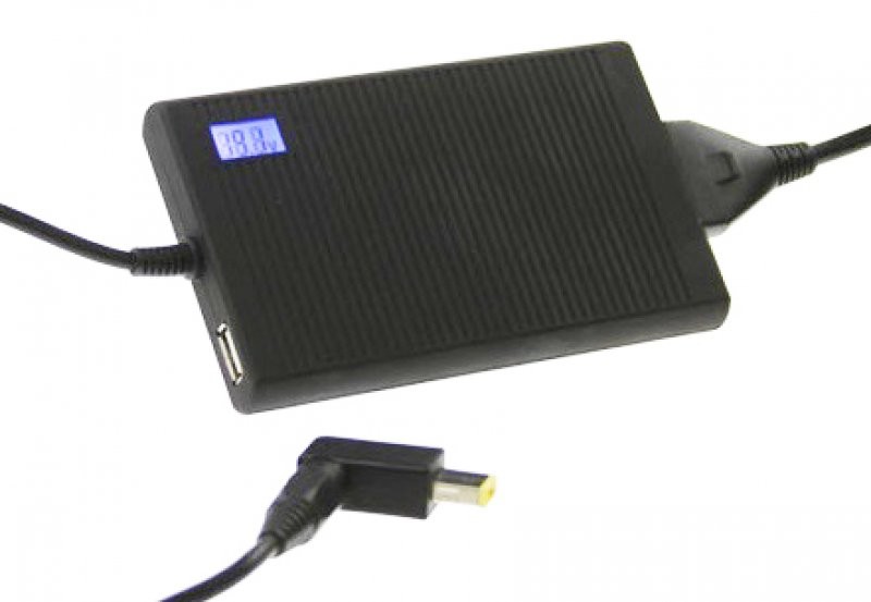 SILA Universal Netzteil für Laptop inkl. 15 Steckern mit zusätzlichem USB Ausgang