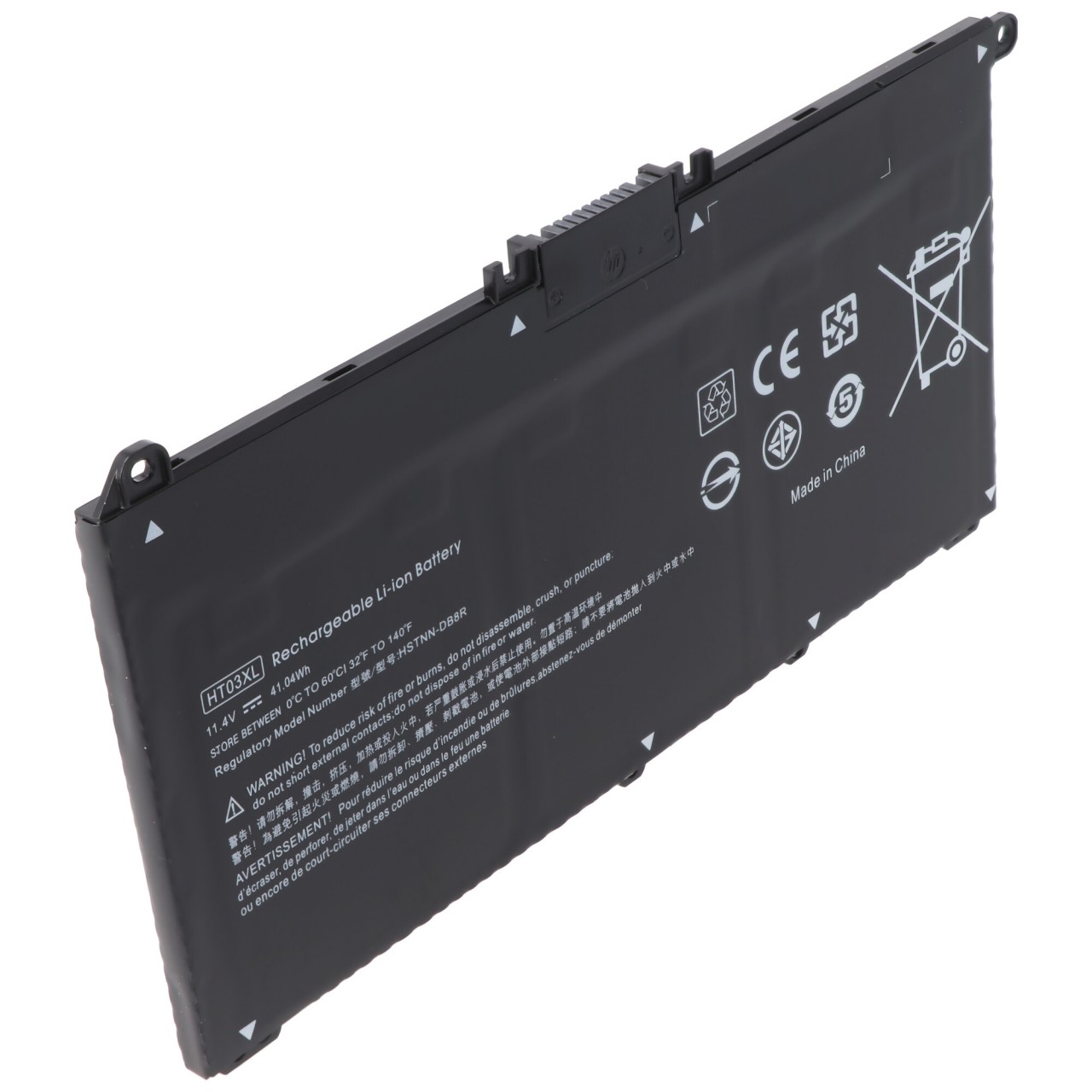 Akku passend für HP 250 G7, HP 255 G7, HT03XL Li-Polymer, 11,4V, 3600mAh, 41,0Wh, built-in, ohne Werkzeug