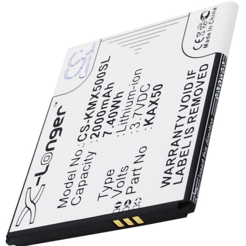 Akku passend für Kazam Trooper X5.0, Akku KAX50 3,7 Volt 2000mAh