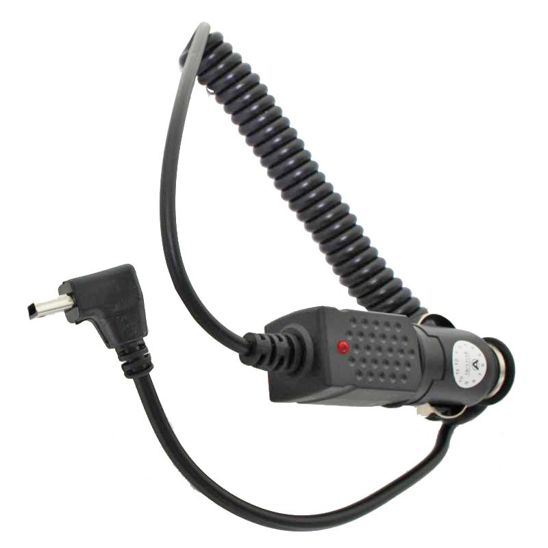 KFZ-Ladekabel Mini-USB mit 1A Ladestrom und abgewinkeltem Stecker, Kabellänge ca. 1 Meter