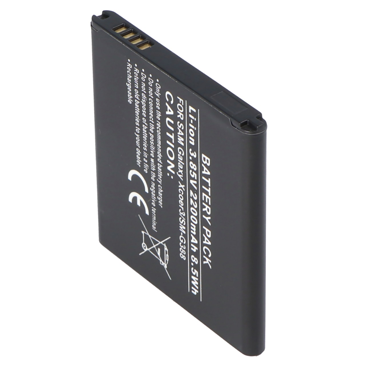 Akku passend für Samsung Galaxy Xcover 3, SM-G388, EB-BG388BBE, 2200mAh