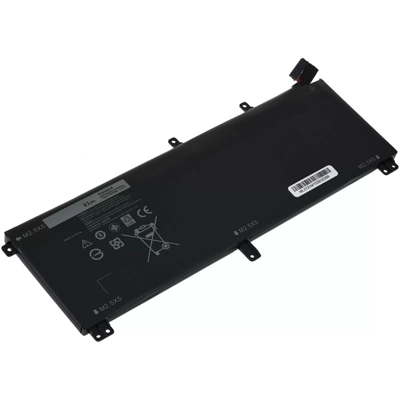 Akku für Laptop Dell Precision M3800 / XPS 15 9535 / 9530 / 3930 / Typ 245RR / 7D1WJ / 0H76MY - 10,8V - 5650 mAh