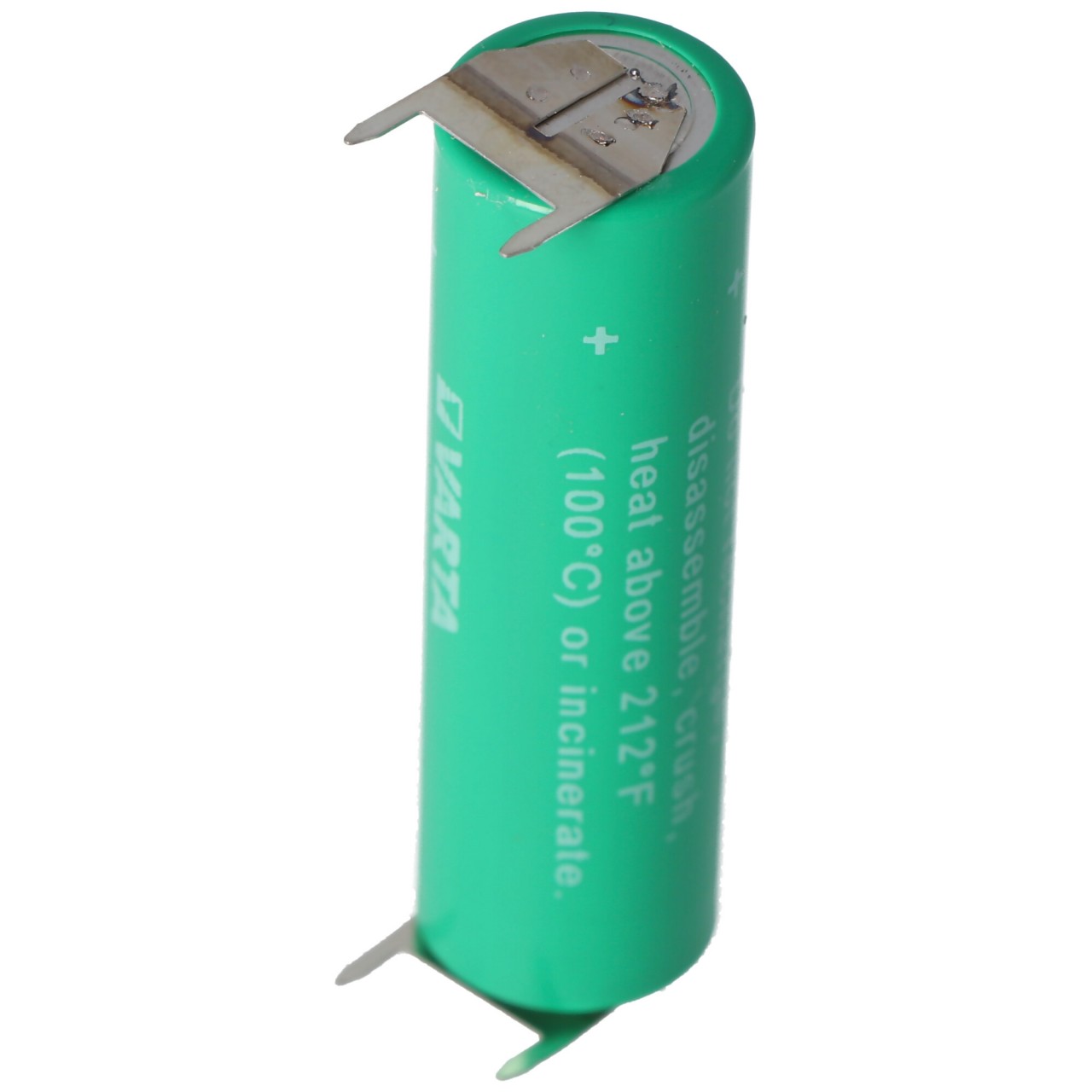 Varta 6117 CR AA Mignon mit Printanschluss ++--, Rastermaß 10mm, 3V Lithium Batterie 2000mAh