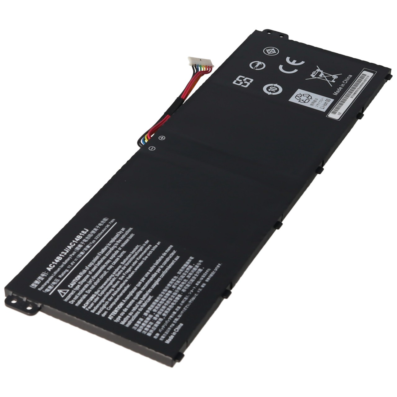 Akku passend für ACER Aspire ES1-111, Chromebook 13 CB5-311, Li-Ion, 11,4V, 3220mAh, 36,7Wh, built-in, ohne Werkzeug