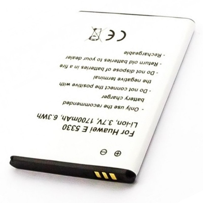 Akku passend für Huawei E5330, MEDION MDM9625, HB5F2H 3,7 Volt 1700mAh