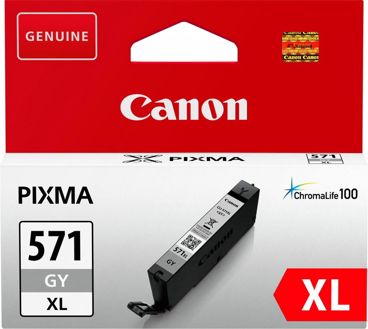 Canon Tintenpatrone CLI-571GY XL 11ml grau