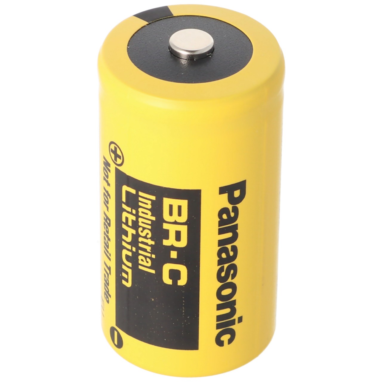 BR-C Panasonic Lithium Batterie Baby ohne Lötfahne, 3,0 Volt BR26500