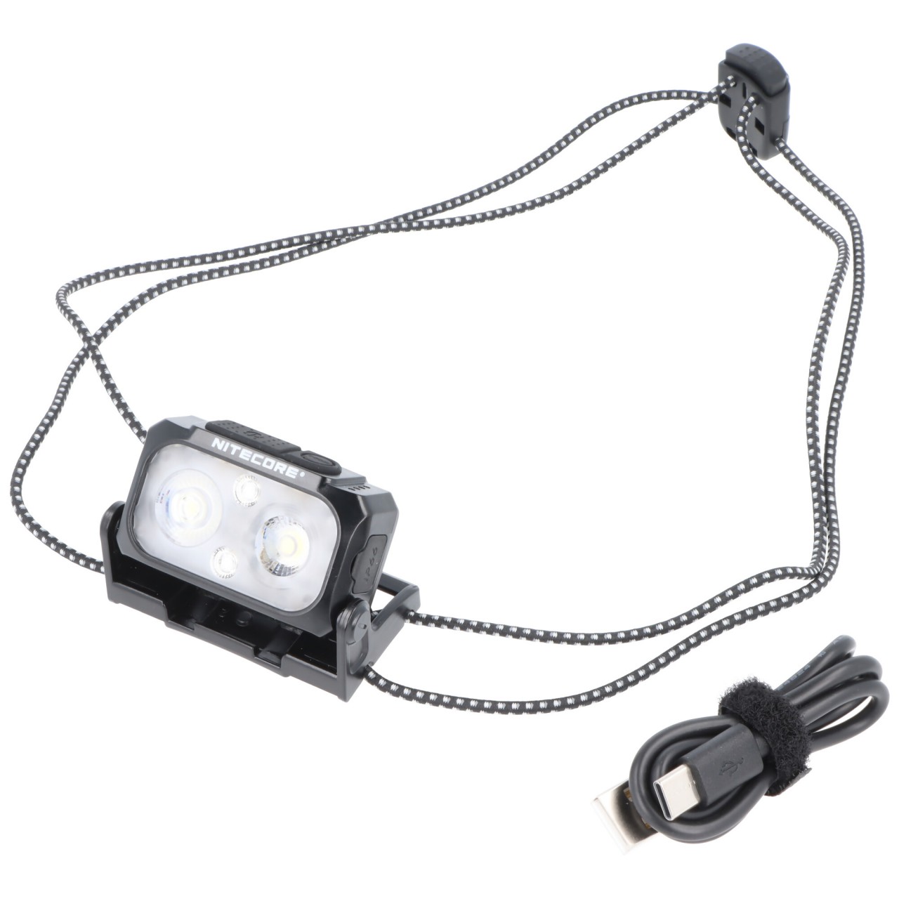 Nitecore NU25UL Stirnlampe, ultra leicht, einfaches Riemen-Kopfband, 3 Lichtquellen, zwei Tasten Bedienung