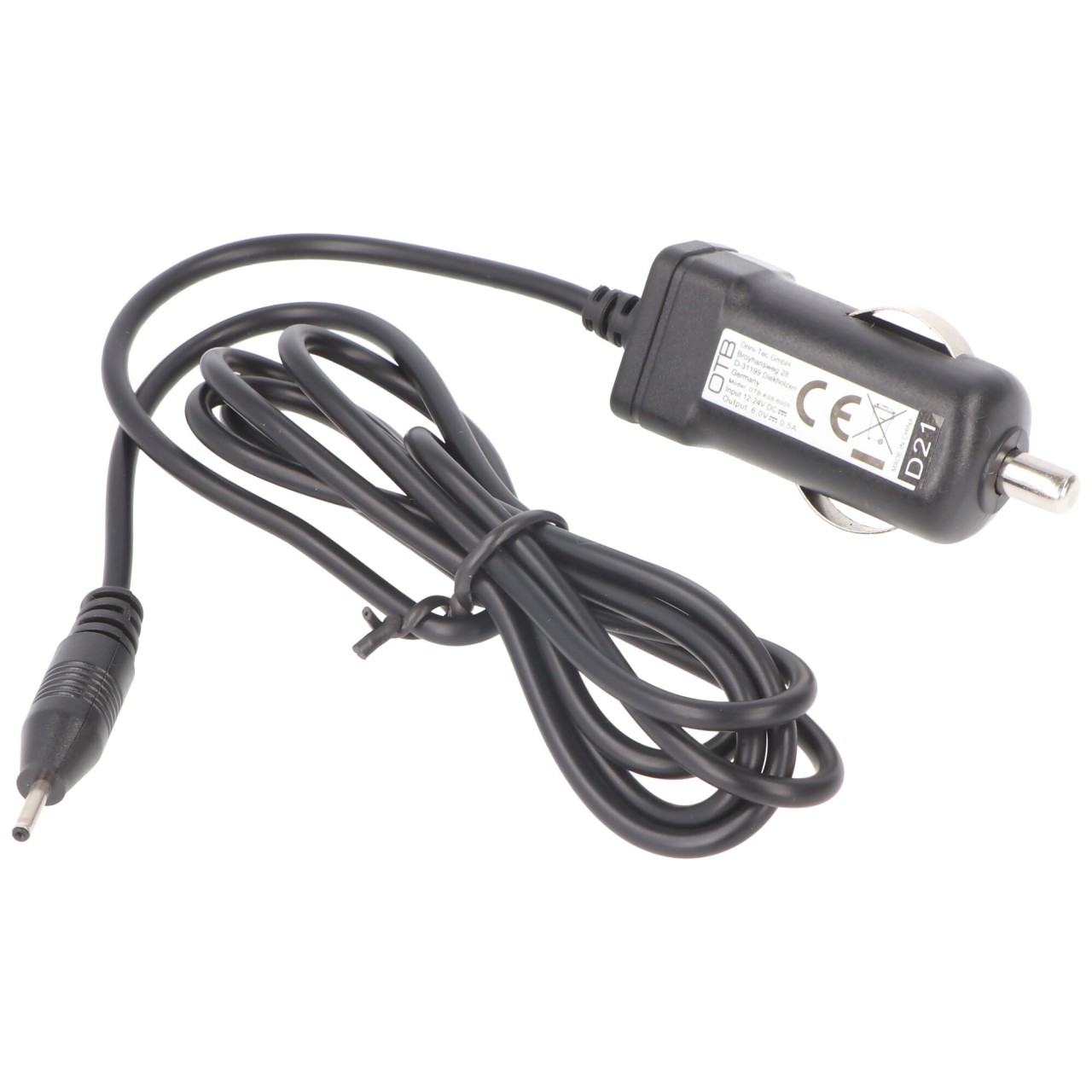 AccuCell KFZ-Ladekabel für Nokia - 2mm-Anschluss