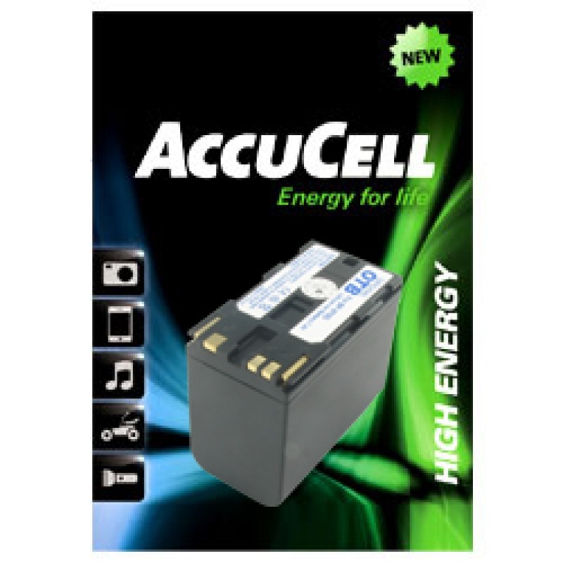 AccuCell Akku passend für Canon BP-945 , BP-950 , BP-950G , BP-970 , BP-970G