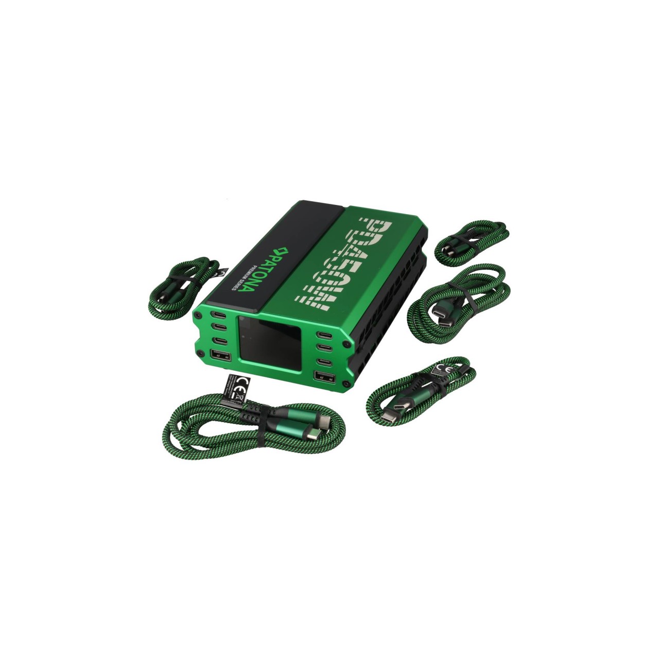 Patona PD450W Multiport Charger USB-Ladegerät 6x USB-C / 2x USB-A / 1x DC