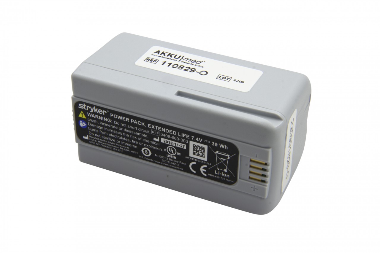 Original Stryker Li Ion Akku Flyte Chirurgie-Kopfhörer - 0408-660-000