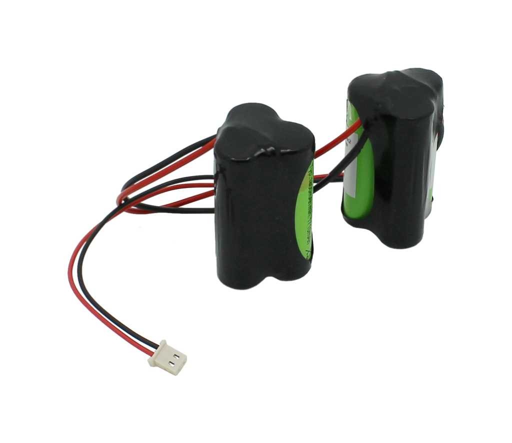 Notleuchtenakku NiMH 7,2V 1500mAh D1x3x2 Mignon AA mit Kabel und Stecker ersetzt Beghelli 415393001