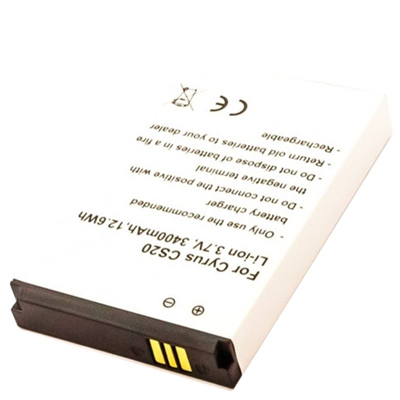 Akku passend für den Cyrus CS20 Akku CYR10022, HE-129384, 3,7 Volt 3400mAh