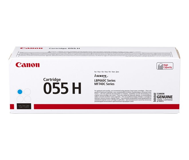Canon Lasertoner 055H cyan 5.900 Seiten