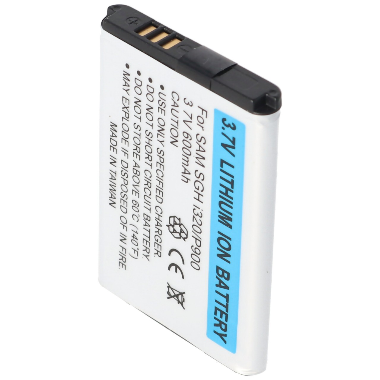 Akku passend für Samsung SGH i320, P900, Li-Ion, 3,7V, 600mAh, 2,2Wh