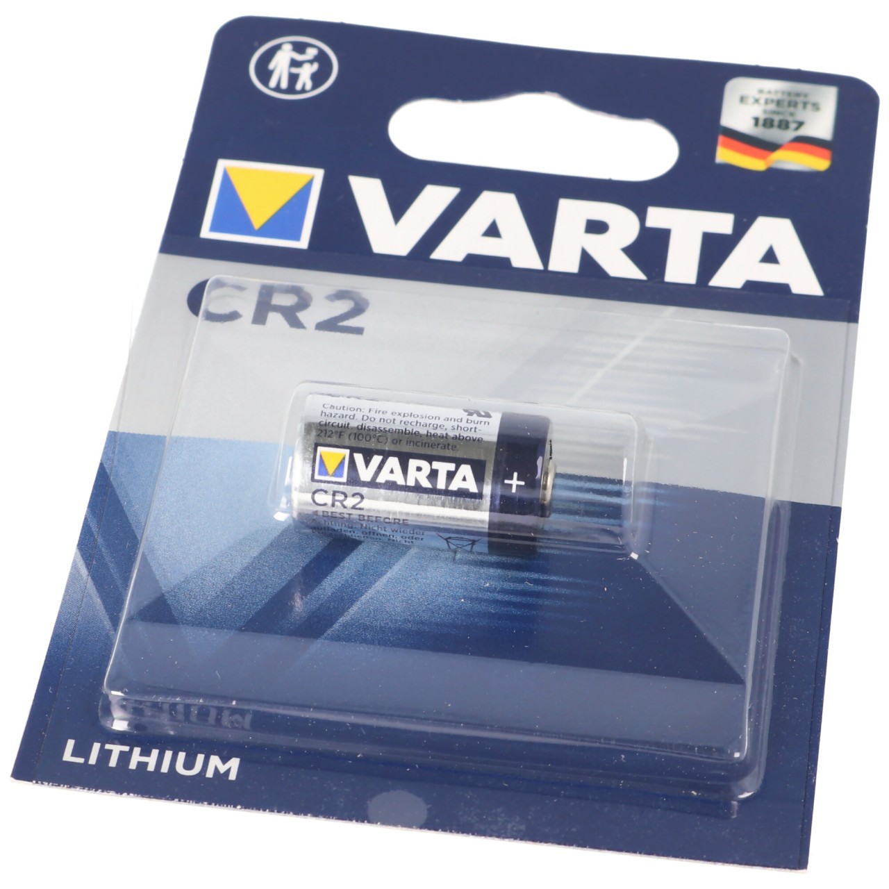 Varta Fotobatterie Professional CR2 Lithium für Elektronische Schließzylinder Türschlösser Lock