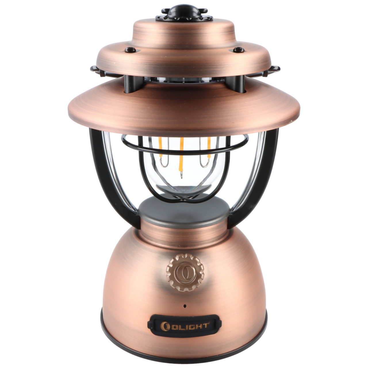 Olight Olantern Classic 2 Pro Campinglaterne, Campingleuchte im Vintage-Stil, 300 Lumen, vielseitige Anwendungsgebiete, Vintage Kupfer-Finish