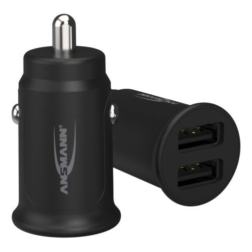 Ansmann USB-Autoladegerät CC212, 2 USB-Ladeports, 12W