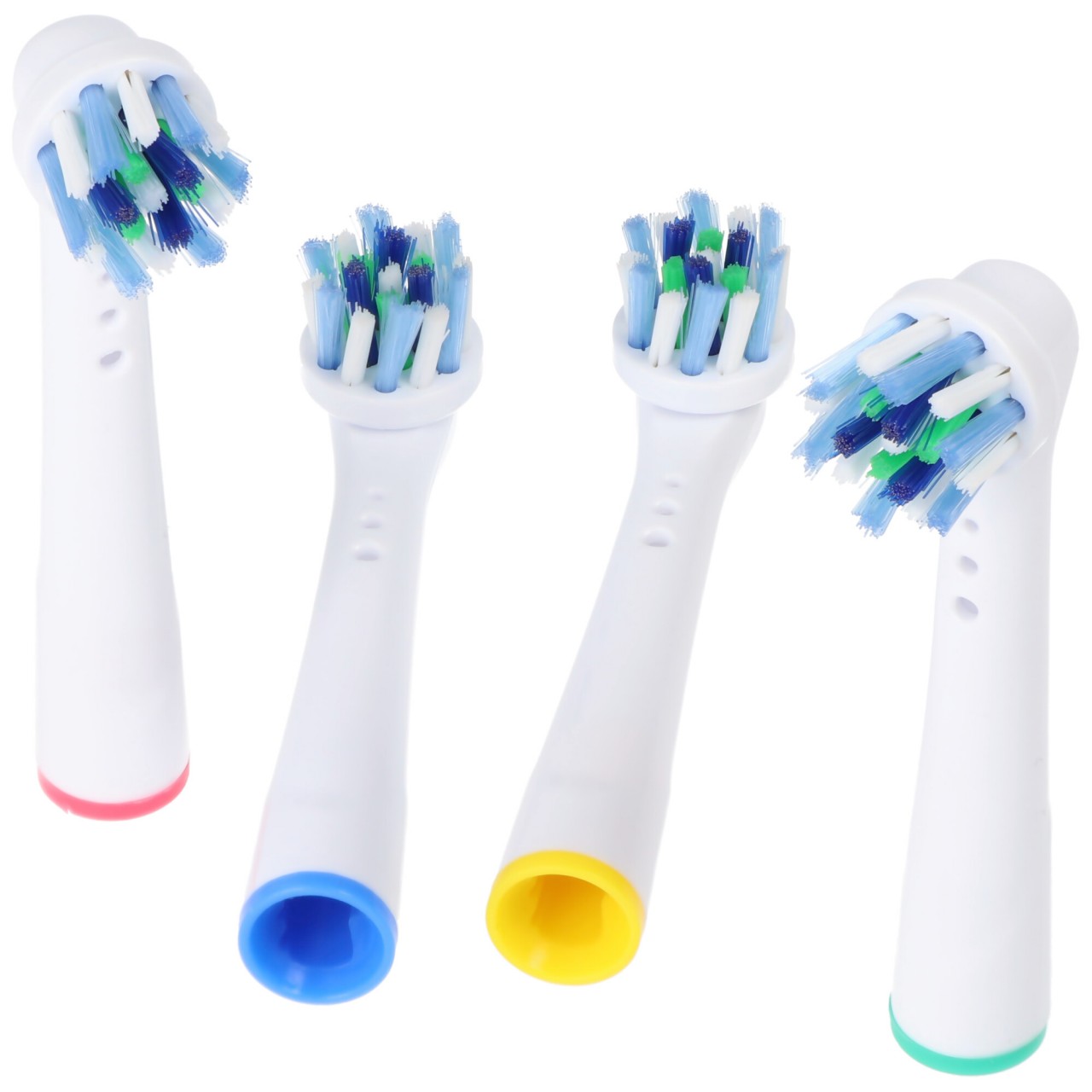 4 Stück 360 Cleaning Brush Ersatz-Zahnbürstenkopf für elektrische Zahnbürsten von Oral-B, passend z.B. für Oral-B D10, D12, D16, D12 und viele andere Modelle von Oral-B