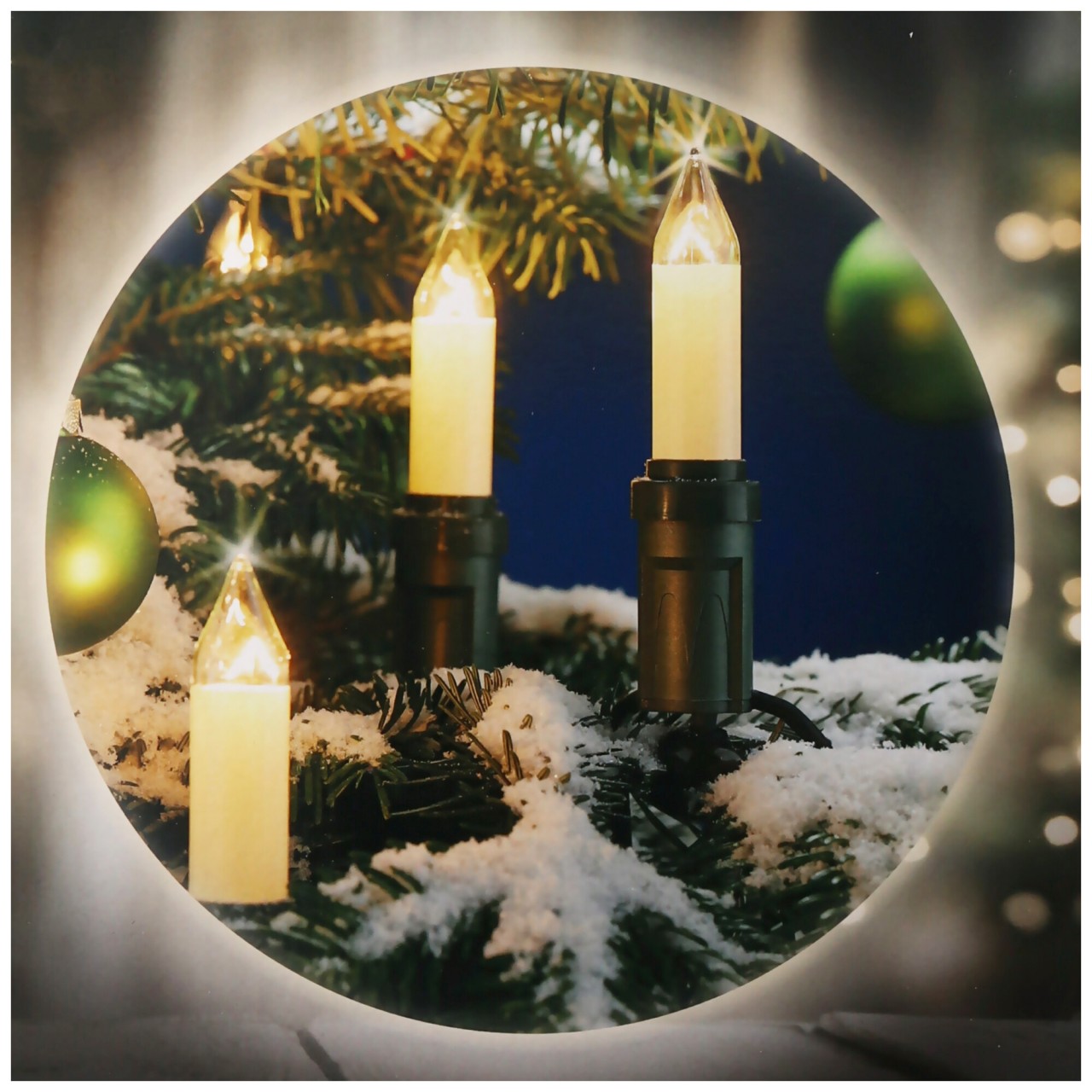 EGB Schaftkerzen-Lichterkette CAK 15flg.