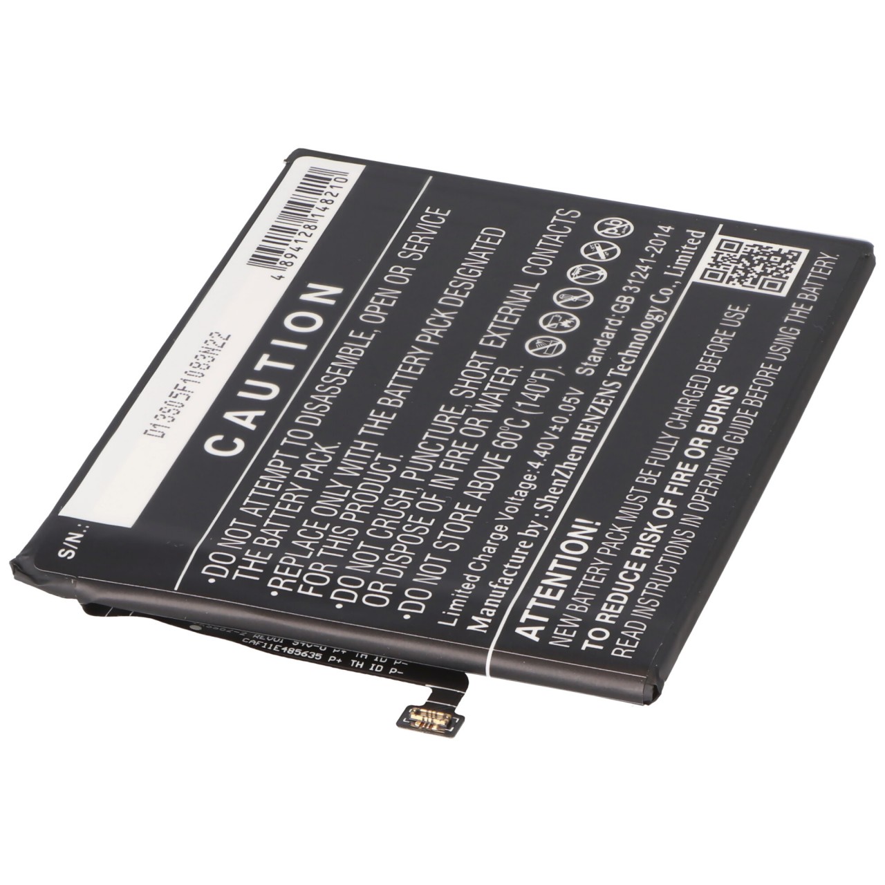 Li-Polymer-Akku 4400mAh 3.85V für Xiaomi Redmi Note 8 Handy Akku Xiaomi BM4J