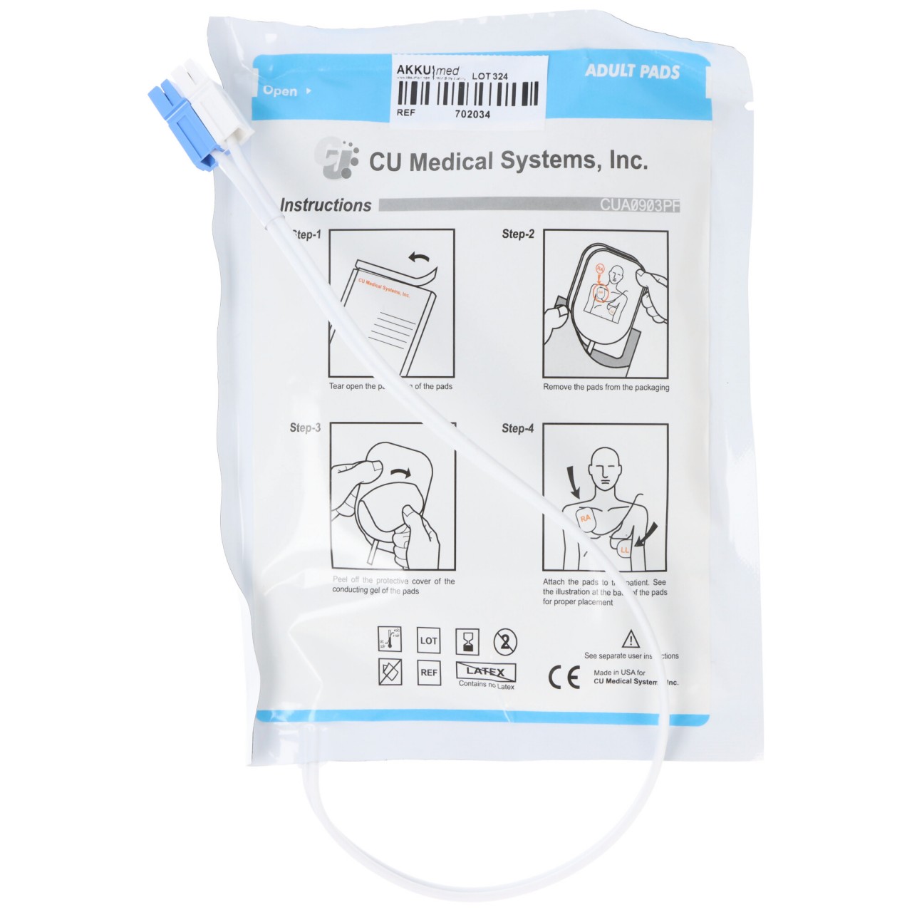 Original Defi-Elektroden Pads iPAD NF1200