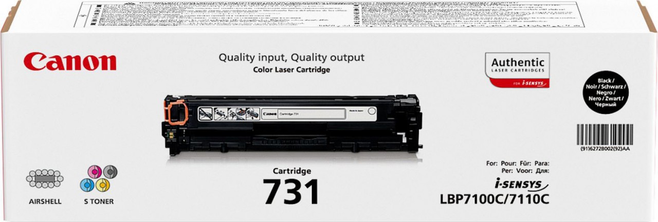 Canon Lasertoner 731 schwarz 1.400 Seiten