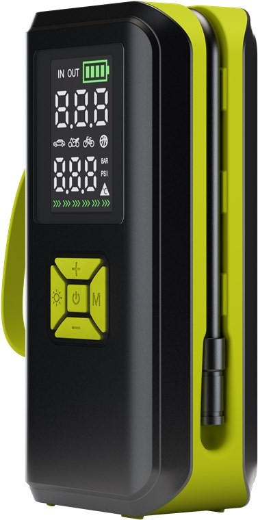 Goobay Akku-Kompressor – Tragbare Luftpumpe mit bis zu 10 bar / 150 psi