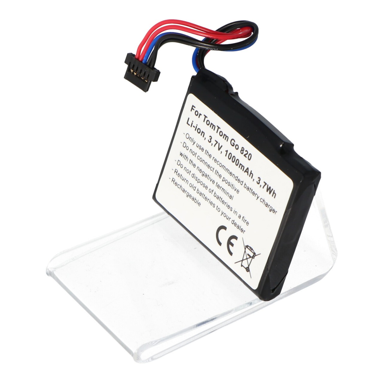 Akku passend für TomTom G0 825, Go 820, Go Live 820, Go Live 825 Akku AHL03711022, AHL03711023, VF6M