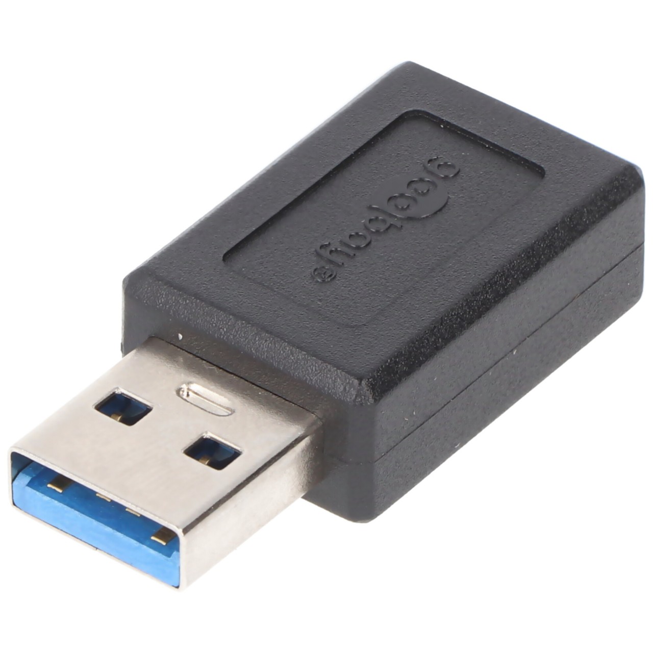 USB 3.0 SuperSpeed Adapter auf USB-C, schwarz USB-C-Buchse  src=