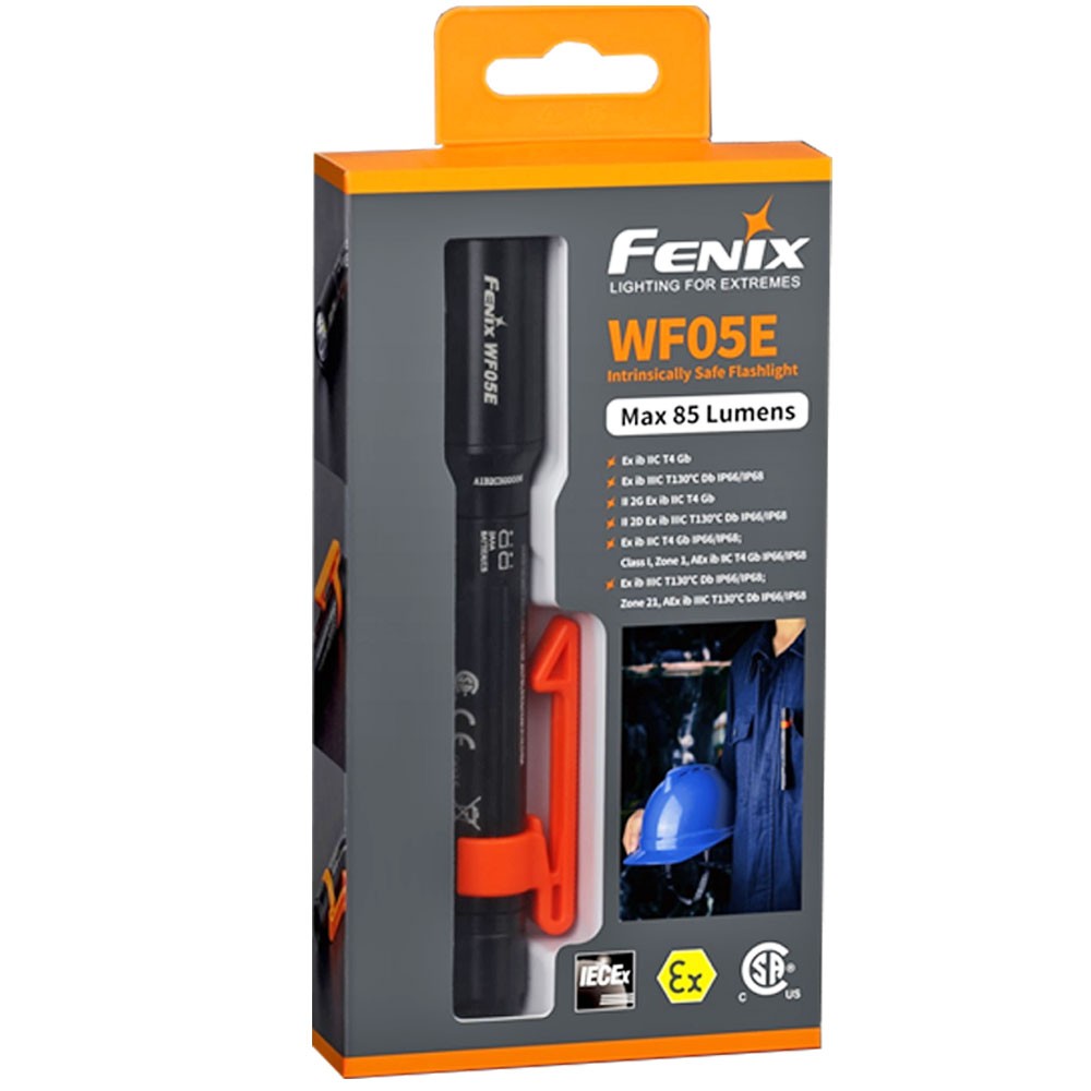 EX-Geschützte LED Taschenlampe Fenix WF05E mit bis zu 85 Lumen