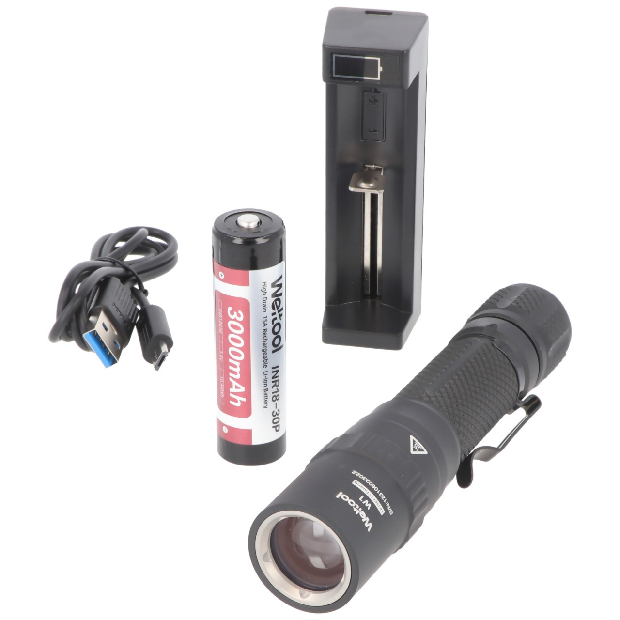 Weltool W1 LEP Laser, LEP Strahl und Streulicht ohne zusätzlichen Filter, inklusive 18650 Li-Ion Akku und Ladegerät