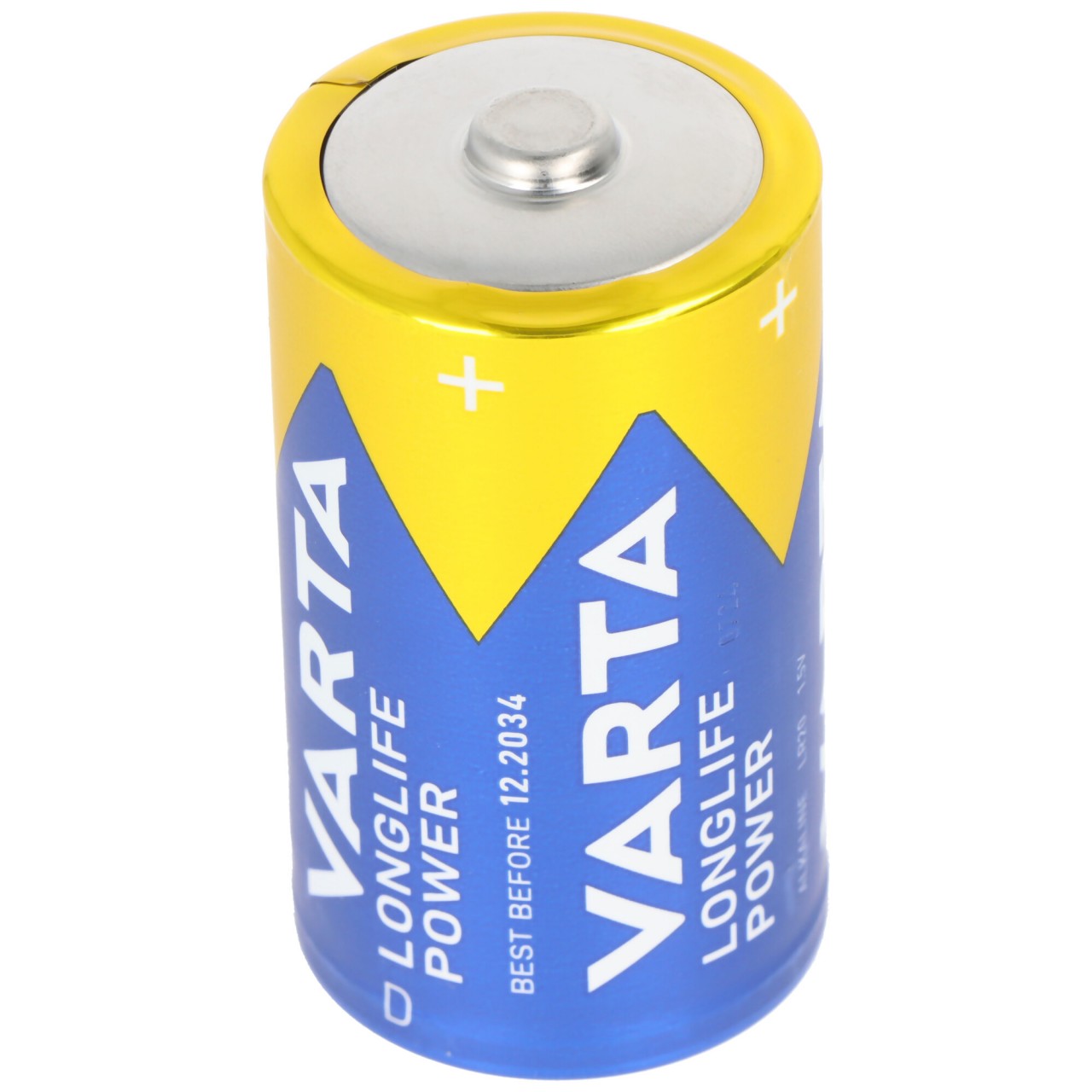 Varta Longlife Power ehem. High Energy Mono D LR20 1,5 Volt Batterie 1 Stück lose Ware, bis zu 10 Jahre lagerfähig