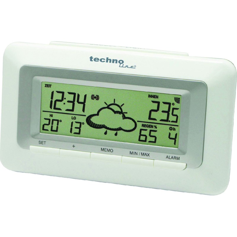 WD 1080 - Funkwecker mit Uhrzeit über Funkempfang, Innentemperaturanzeige und optional Außentemperaturanzeige (TX35-IT anschließbar)
