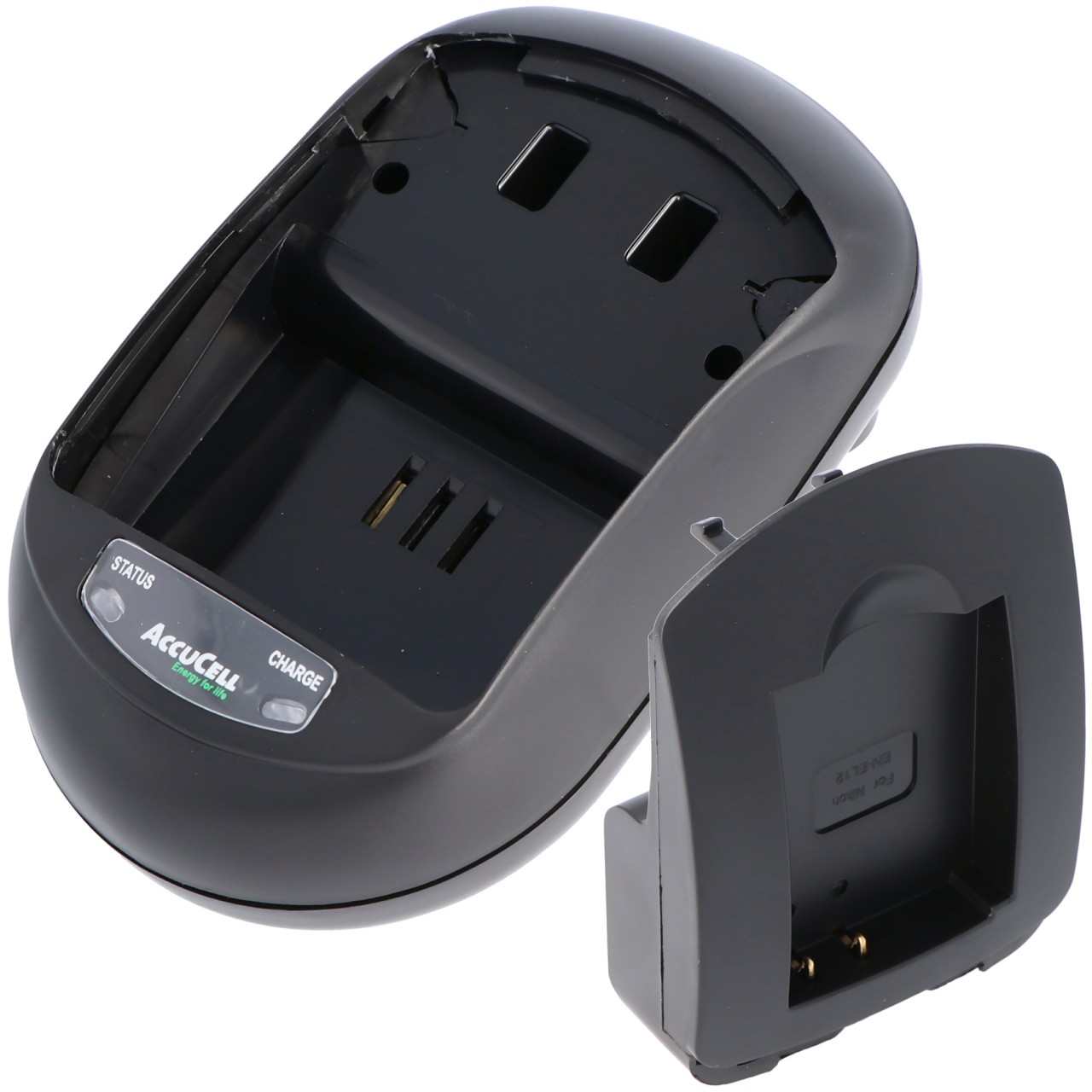 AccuCell Schnell-Ladegerät passend für Nikon EN-EL12