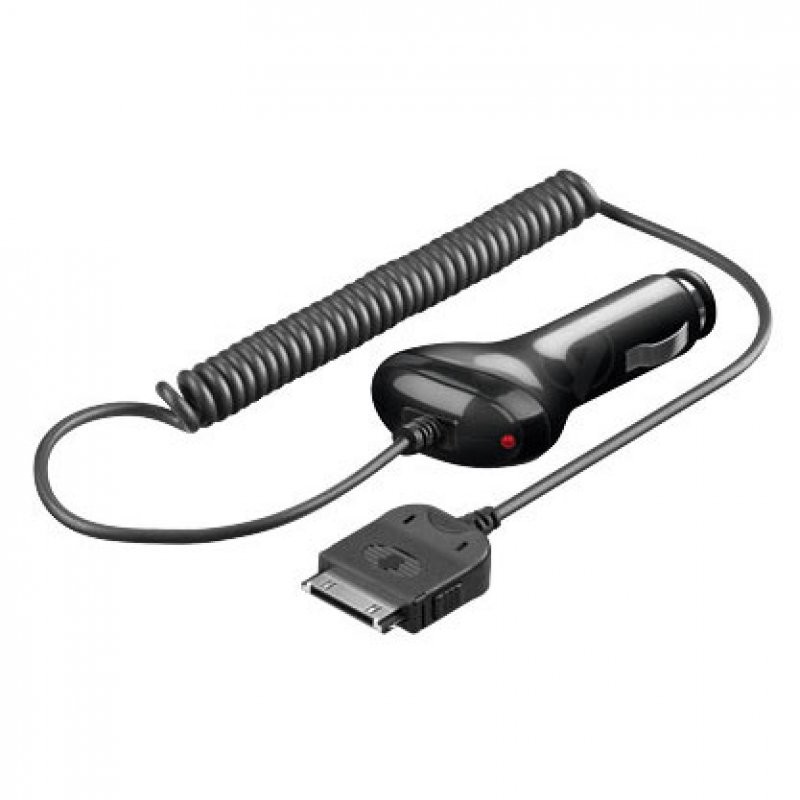 KFZ-Ladekabel 12V/24V passend für Apple iPad schwarz