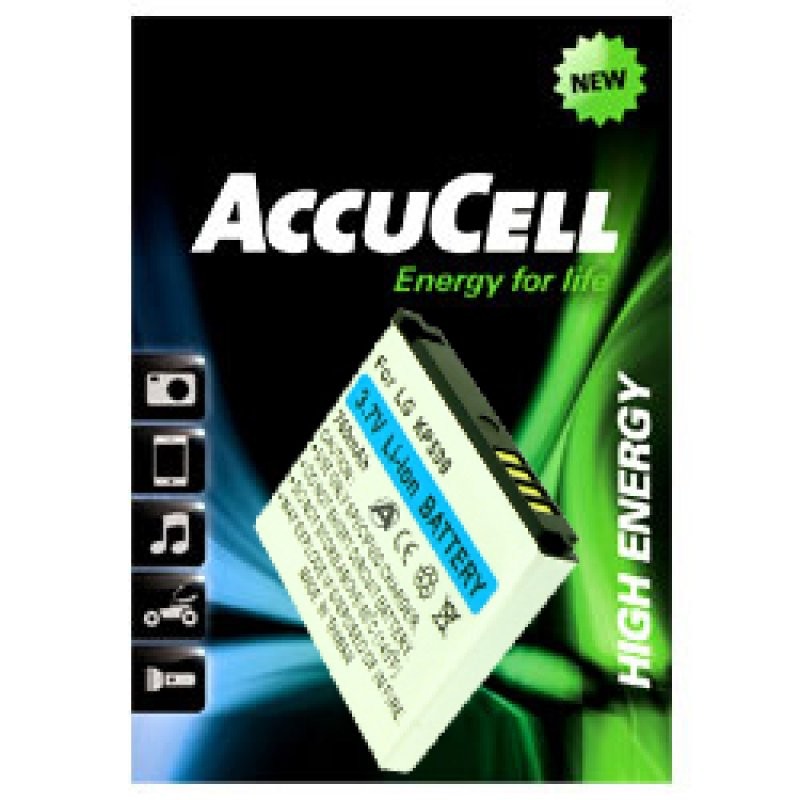 AccuCell Akku passend für LG KP500 Handy, 700mAh