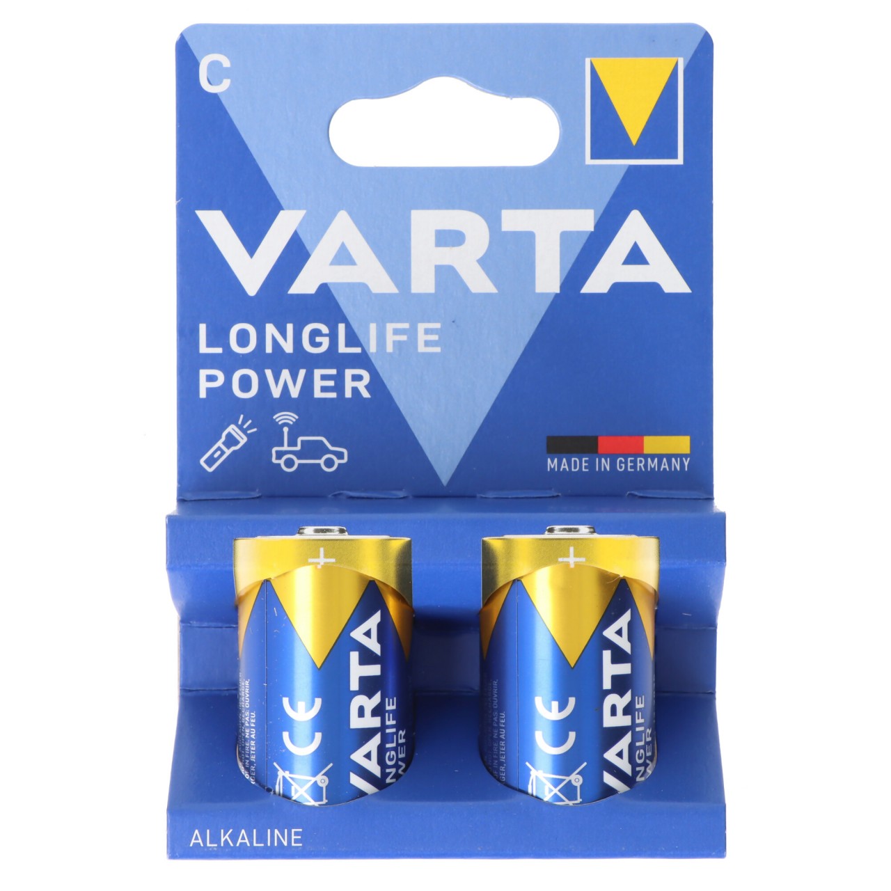 Varta Longlife Power (ehem. High Energy) Baby C 4914 Batterien 2er Blister Made in Germany
