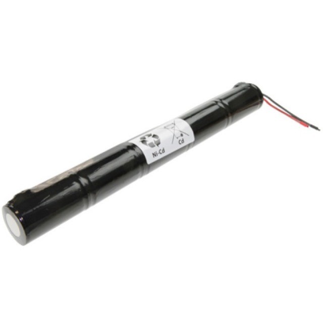 Notbeleuchtungs-Akku L1x5 BlackFox BF-4000DH mit Kabel 10cm mit offener Litze 6V, 4000mAh