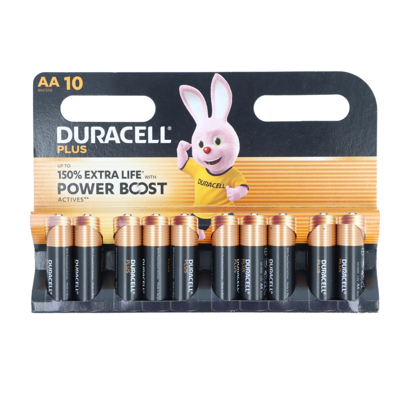 Duracell Plus Power Boost MN1500 Mignon AA Batterie 10er Blister 5000394176201