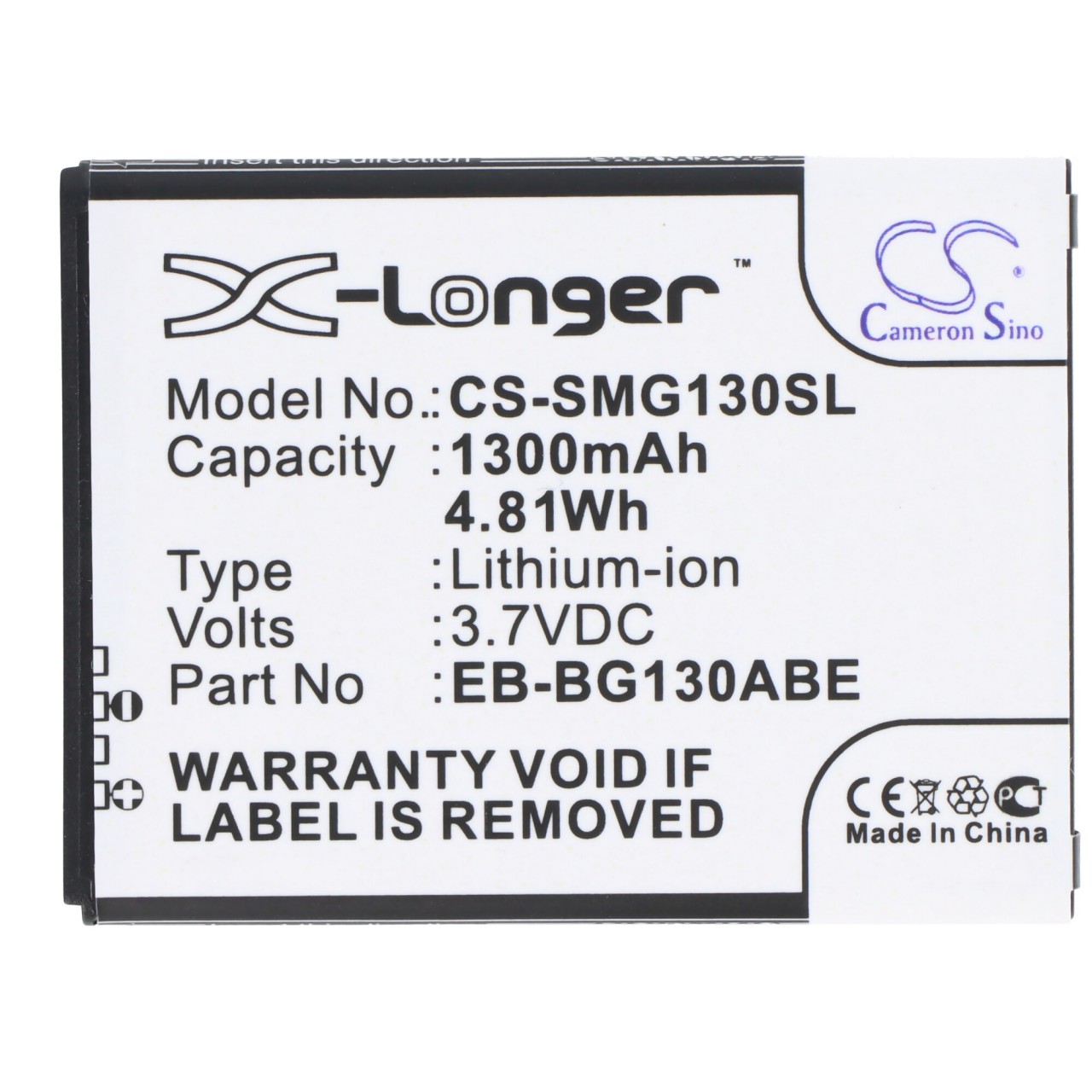 Akku passend für den Samsung Galaxy Young 2 Akku, SM-G130, EB-BG130ABE, 4 Kontakte