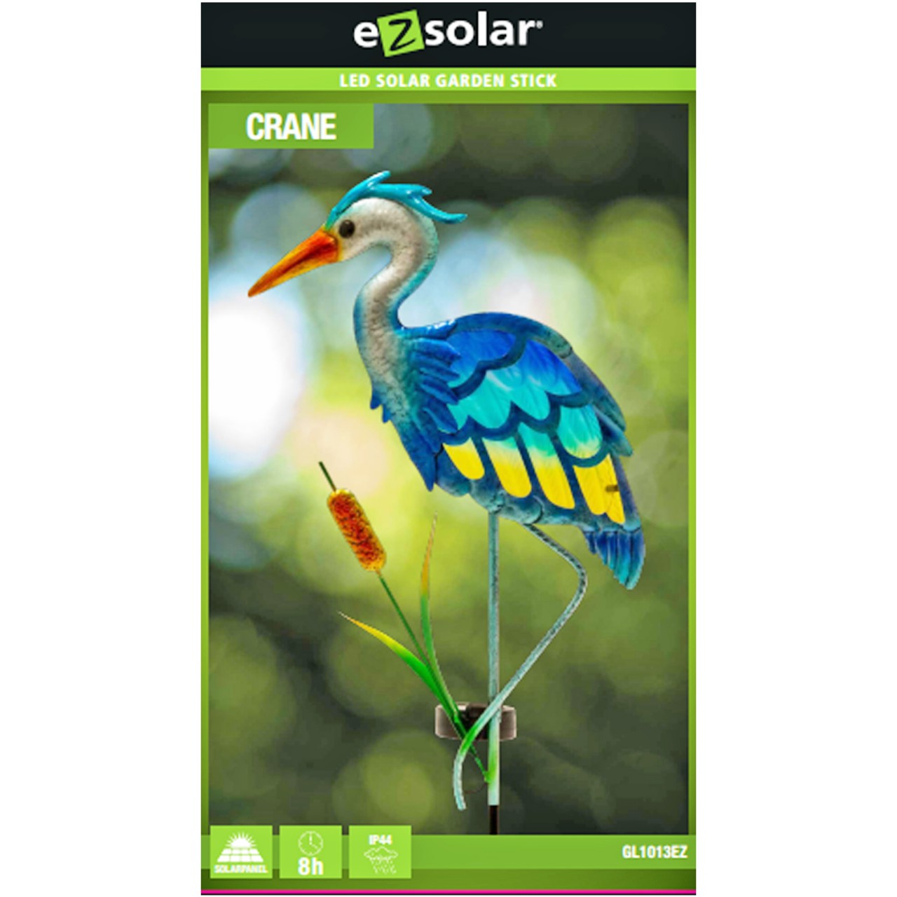 LED-Kranich bunte Version mit einer weissen LED bis zu 8 Stunden Leuchtdauer