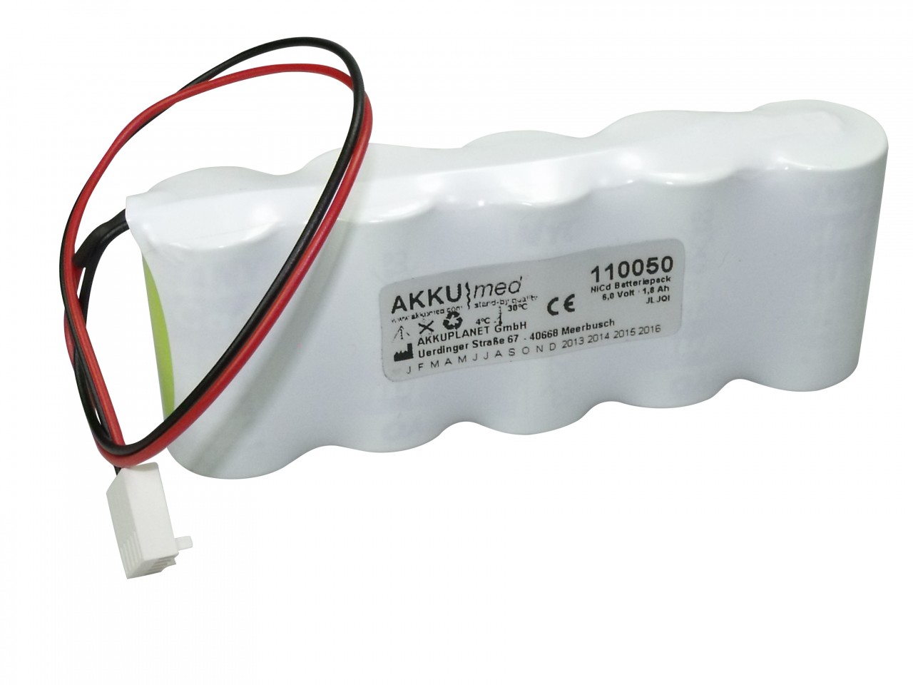 NC Akku passend für Fresenius Vial (MCM) MCM500, MCM500D