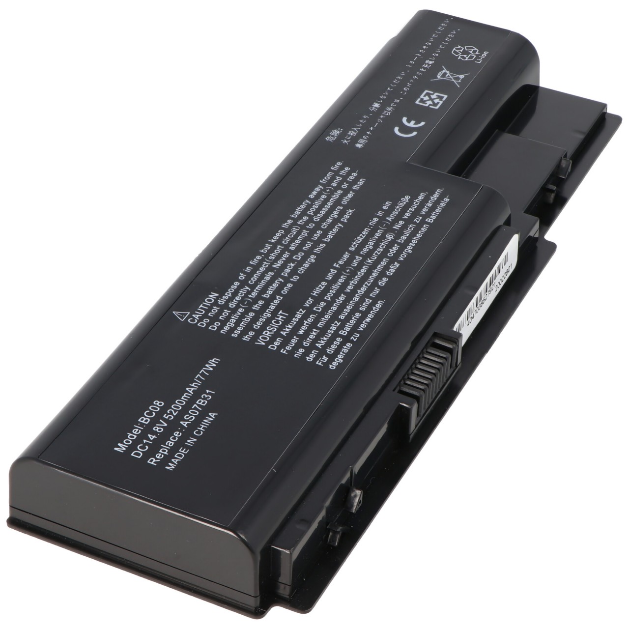Akku passend für Acer Aspire 7738G 14,8 Volt 5200mAh