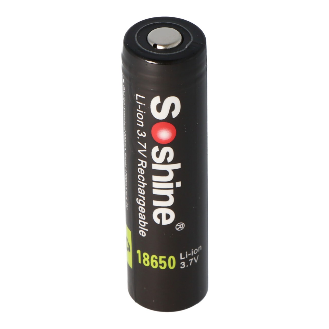 Soshine 18650 3400mAh 3,6V, 3,7V Li-Ion-Akku 68,2x18,45mm PCB geschützt Panasonic Zelle